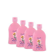 Elegant Kids Shower Gel for Girls | Gentle, Moisturizing & Hypoallergenic & Free From Parabens | 500ml (Pack of 4)