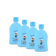 Elegant Kids Shower Gel for Boys Gentle & Refreshing, Hypoallergenic|Moisturizes & Nourishes Skin| 500ml (Pack of 4)