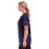(L) Unisex Navy Blue Poly Cotton Smart Scrub Tunic 4