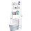 Living And Home (White) 3-Tier Over Toilet Storage Shelves Bathroom Rack 6