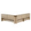 (4ft6 Double Bed 135x190cm) Storage Multifunctional  Bed Frame, MDF, White Oak 9