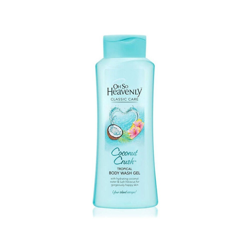 Heavenly Oh So Classic Care Coconut Crush Body Wash Gel 720Ml | Nourishing, Hydrating Shower Gel For Soft, Moisturized Skin