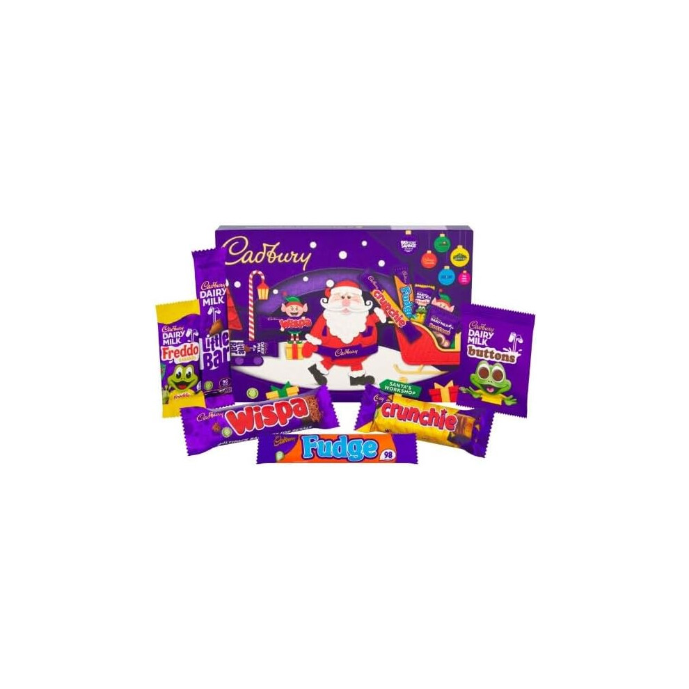 (Pack Of 2) Cadbury Chocolate Xmas Santa Box Medium 125g