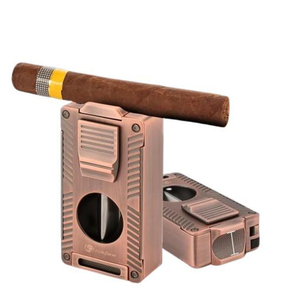 Yeuligo Gold (Rose ) Cigar Lighter With Holder