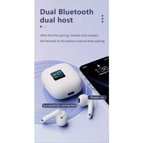Cuffie wireless Nedis HPBT3052WT - bianche 2