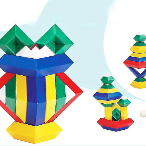 Pyramid Building Blocks Diy Children Educational Toys 2