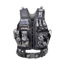 (ACU) Outdoor Tactical  Breathable Anti-Stab Mesh Vest Military Protective Gear with Adjustable Fit