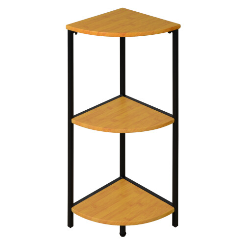 Spot On Dealz Corner Shelf Unit 3 Tier Shelving Storage Shelves Bookshelf Display 2