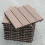 (Coffee) 11 x Composite Interlocking Floor Decking Tiles 5