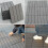 (Black) 11 x Composite Interlocking Floor Decking Tiles 4