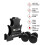 Dumbbell Weights Set with Stand Rack Aerobics Gym Class Workout 4