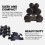 Dumbbell Weights Set with Stand Rack Aerobics Gym Class Workout 6