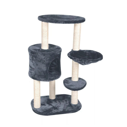 (Large Cat Tree Scratching Post) Cat Tree Scratching Post Kitten Scratcher Pole Bed Toy Climbing Activity Centre