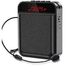 Voice Amplifier Portable Bluetooth with Uhf Wireless Microphone Headset Mini Speaker 4000mah Rechargeable Pa System(rose Gold)
