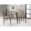 Spot On Dealz 5-Piece Dining Set Table and Chairs Modern Dining Furniture 1