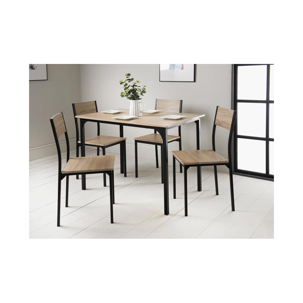 5-Piece Dining Set Table and Chairs Modern Dining Furniture