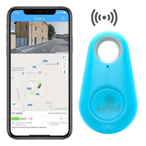 Blue smart tracker