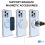 (Chrome Silver) [6pcs] ReFind MagSafe Ring 8