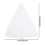 (White 2pcs) 2pcs Polyester Cloth Speaker Holder Cover Portable Speaker Stand Two-sided Cover 3