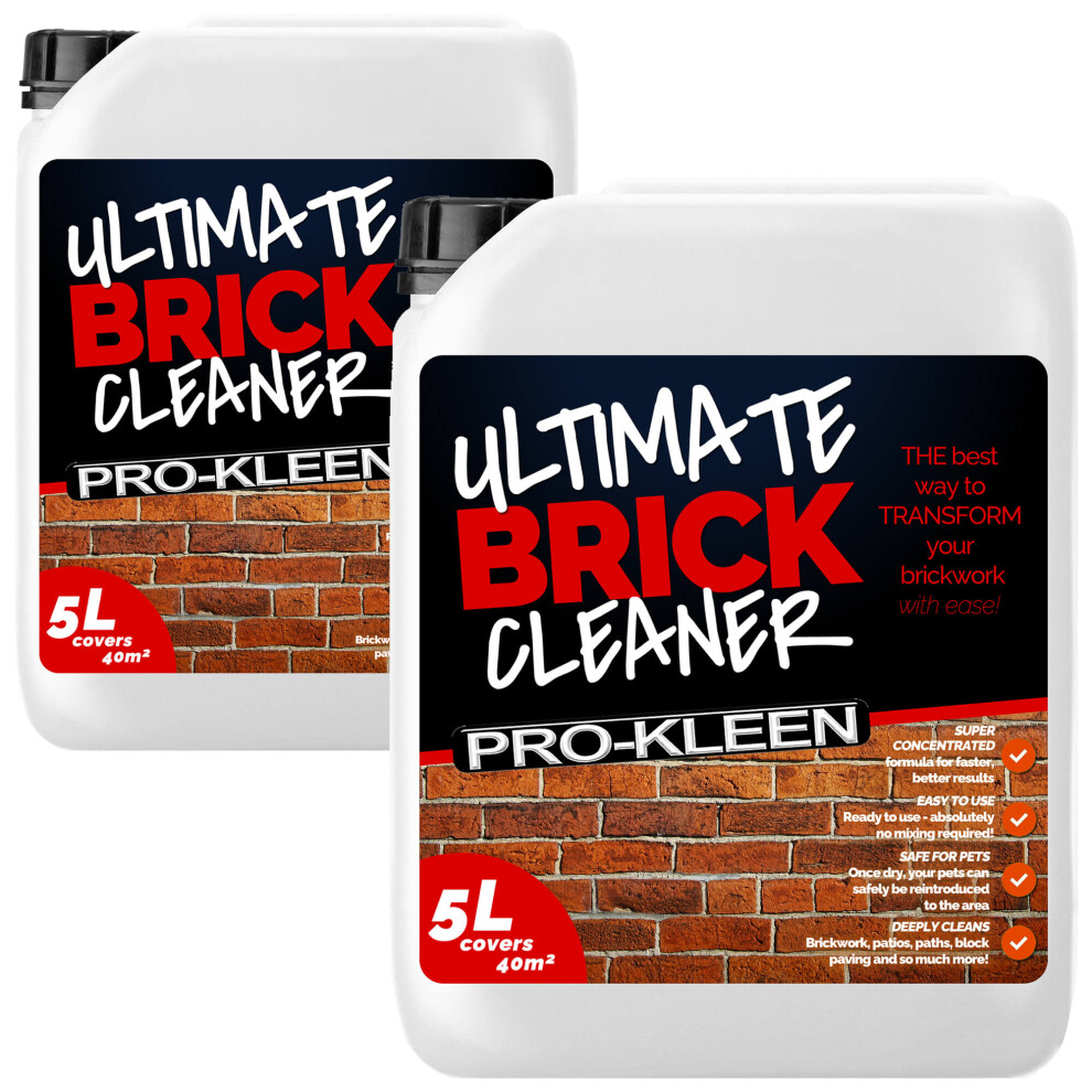 (2) Pro-Kleen Brick Cleaner 5L