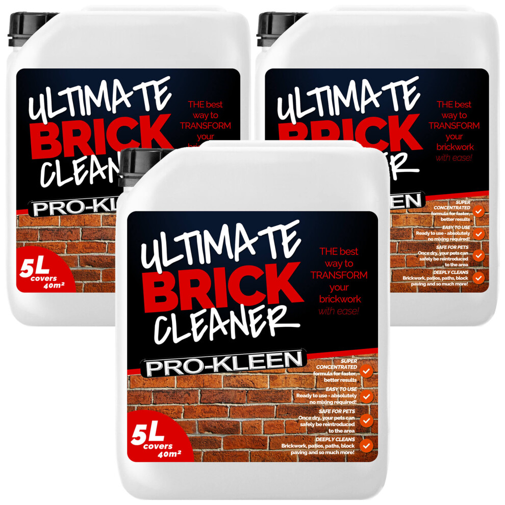 (3) Pro-Kleen Brick Cleaner 5L