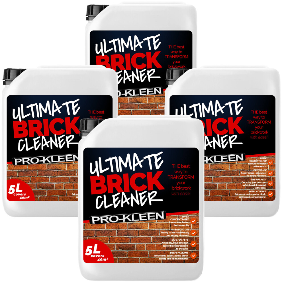 (4) Pro-Kleen Brick Cleaner 5L