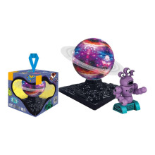 (Purple Star) Magnetic Stacking Robots Toy Kids Stacking Building Blocks Set for Boys Girls