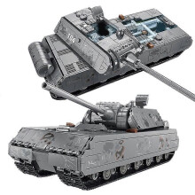 (A) Military Heavy Tank German Panzer VIII Maus Building Blocks Leopard 2 WW2 Soldier Police Army Weapons Bricks Children Toys Gifts