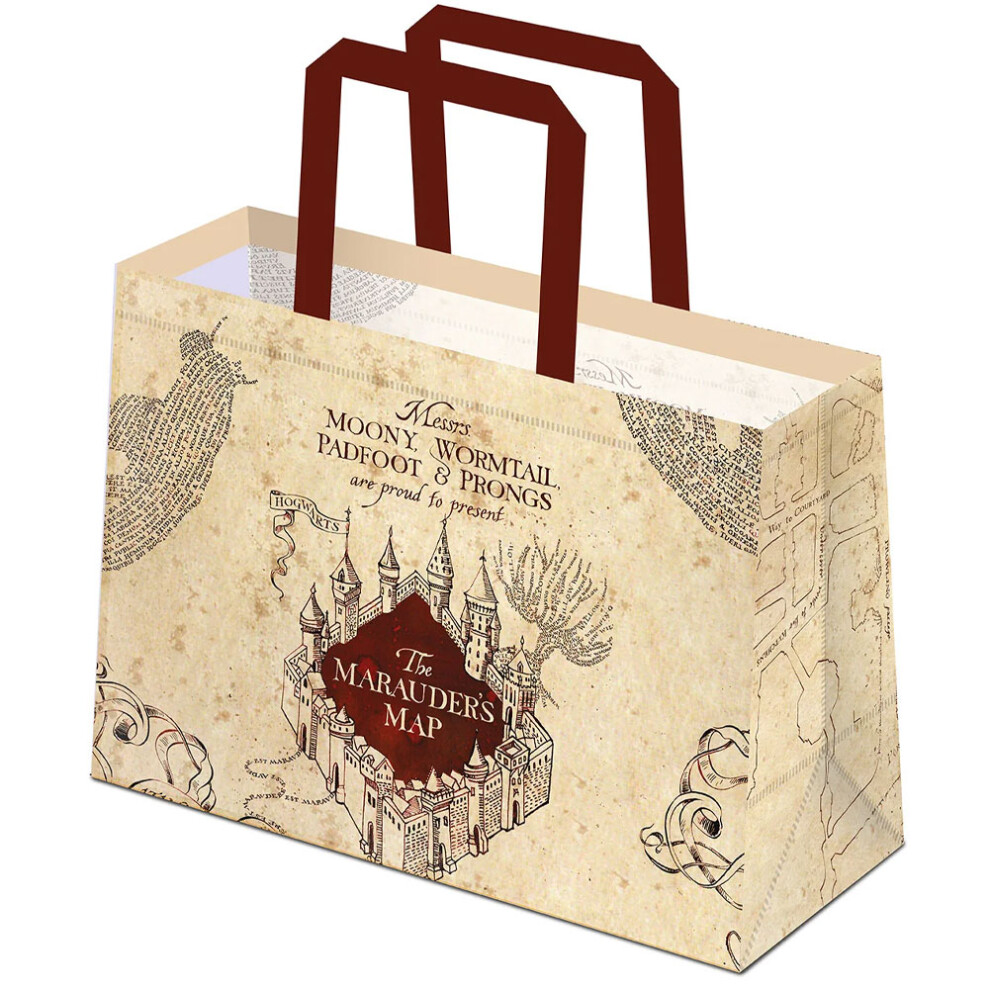 Harry Potter Marauders Map Reusable Shopping Bag Official Licensed Product