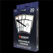 Ultra Pro ULP19404 Erasable Tokens for Magic The Gathering Card Game - Pack of 20