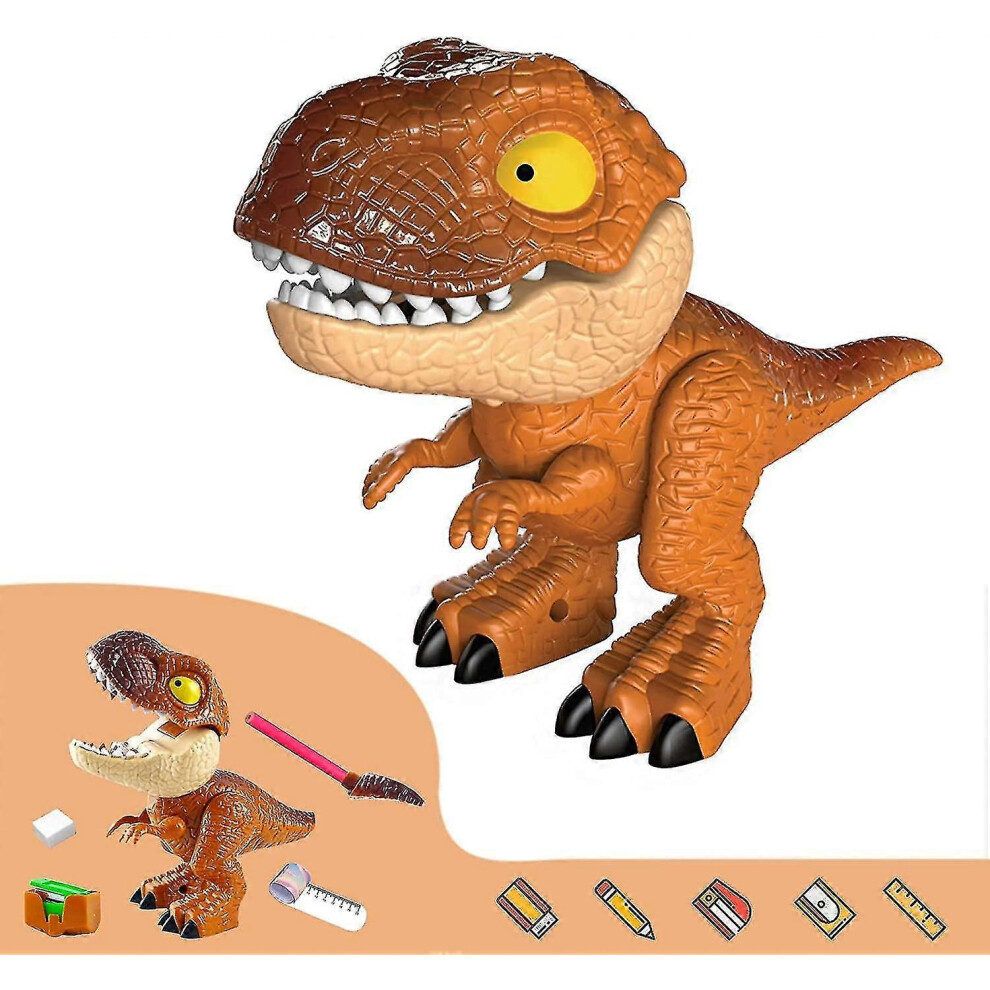 5 En 1 Jouet Créatif Dinosaure Modèle Multifonctionnel Ecole Primaire Papeterie