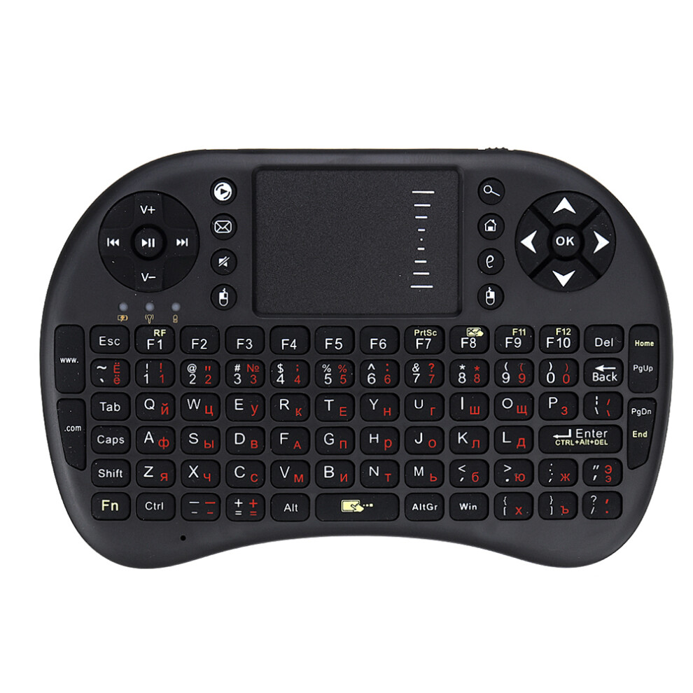 Ukb 500 Rf 2.4G Wireless Russian Version Mini Keyboard Touchpad Airmouse For Tv Box Smart Tv Pc Light 300028157817