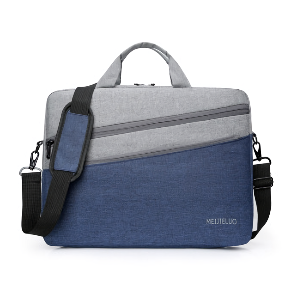 15.6Inch Computer Laptop Bag Briefcase Large Travel Handbag Waterproof Shoulder Bag Fashion Notebook Bag Gray/Black/Blue 635977182390