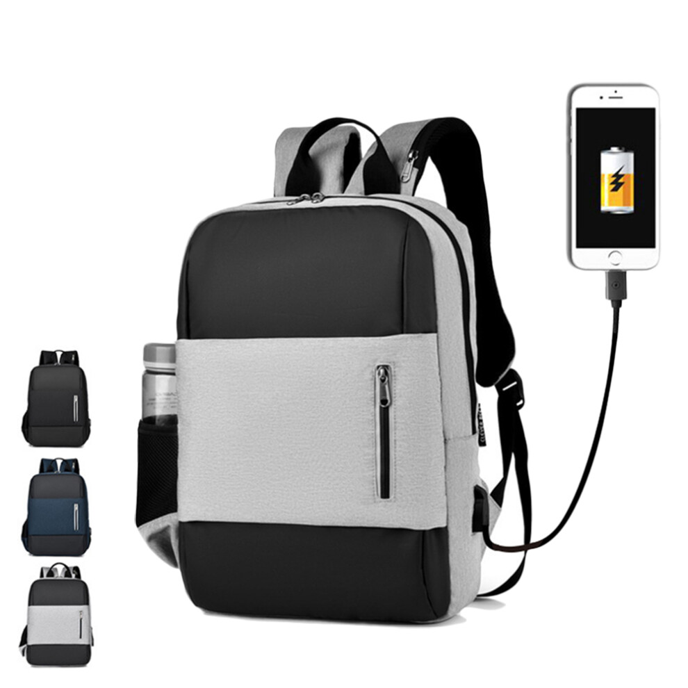 Travel Laptop Backpack Waterproof Campus Casual Backpack With Usb Charging Port For Under 15.6 Inch Laptop College School Bag 765175772427