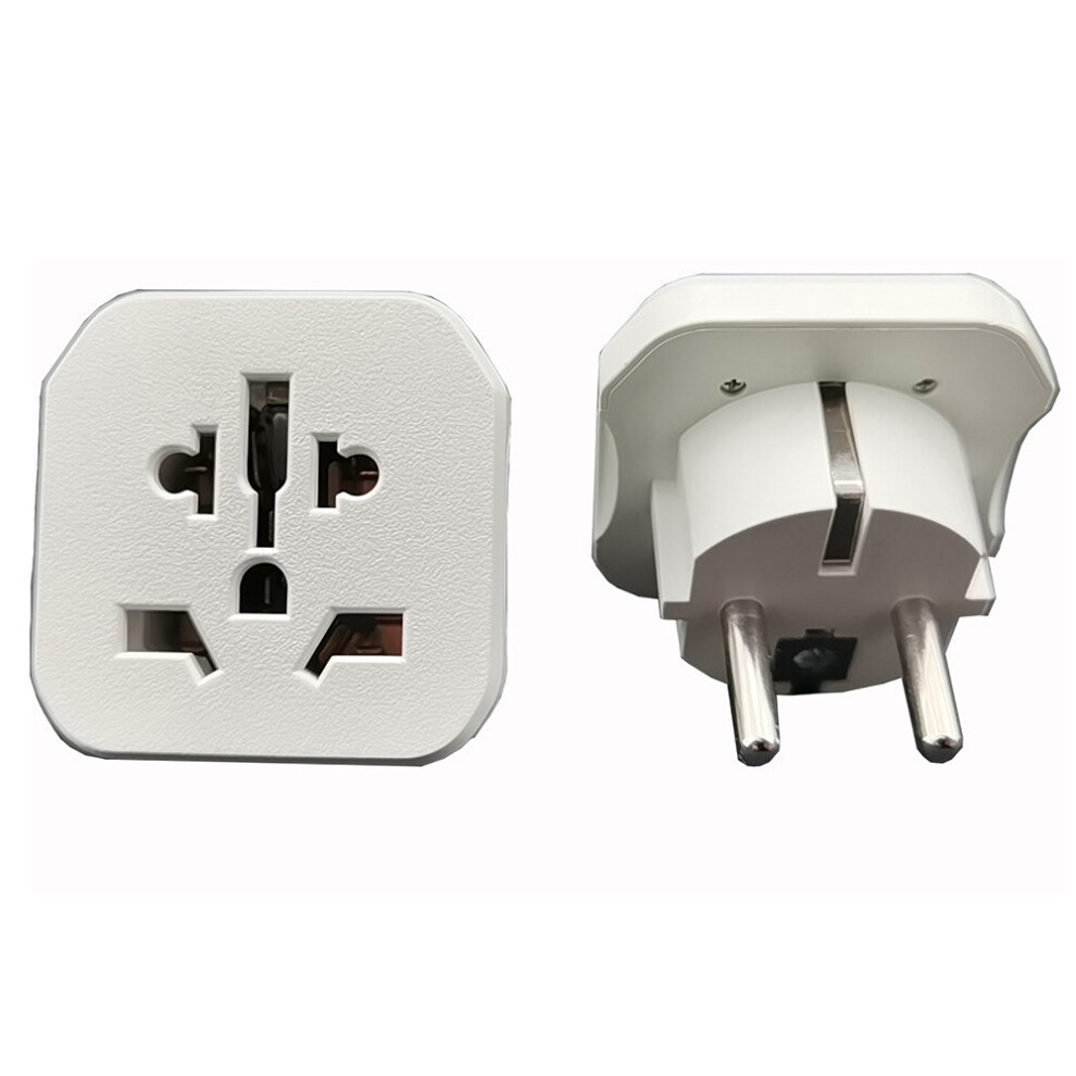 1 Piece 100 250V 10A Us Uk Au Cn Plug To Eu Plug Adapters Usa To Germany Plug Travelling For Mobile Phones Laptops Cameras 622872526237