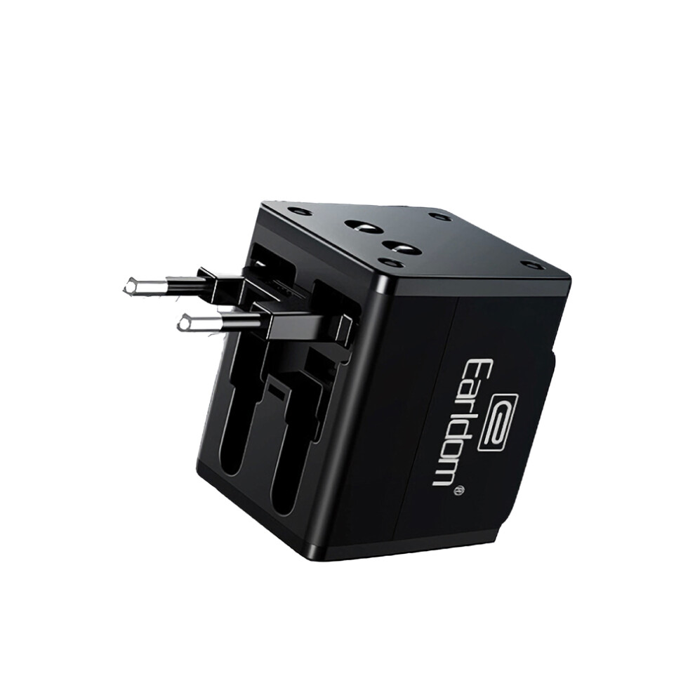 Earldom Universal Travel Adapter All In One International World Travel Ac Power Converter Plug Socket Eu Us Uk Au 9079945012585