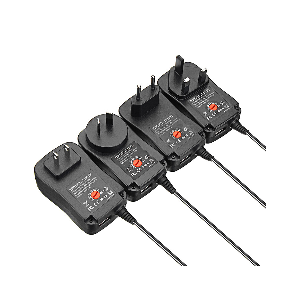 Multifunction Adjustable Voltage Ac Dc Universal Adapter Converter For Laptop Led Display Charger 6900299756838