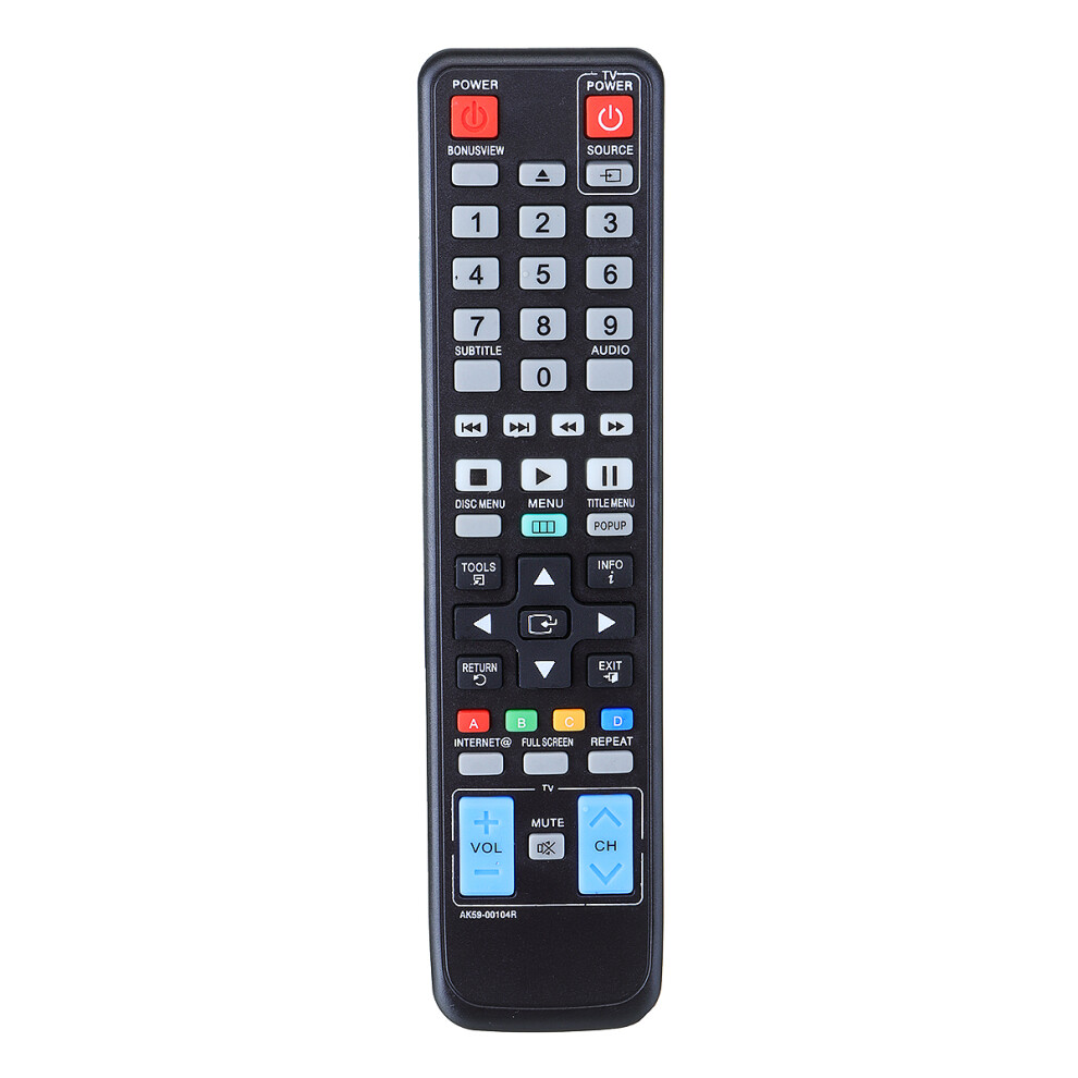 Replacement Remote Control for Samsung Blu-ray Player BD-C5300/BD-C5500/BD-D5100/BD-C7500