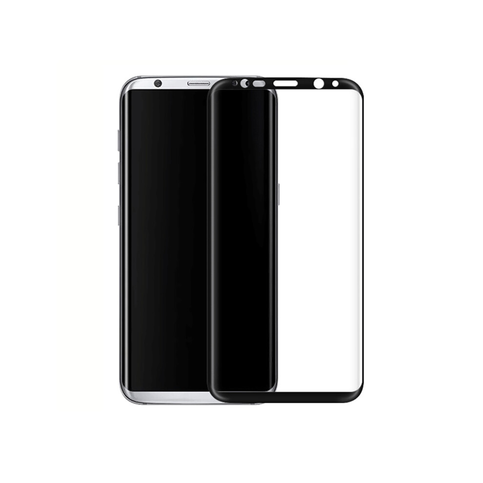 3D Arc Edge Colored Full Screen Cover Tempered Glass Screen Protector For Samsung Galaxy S8 Plus 841169167636