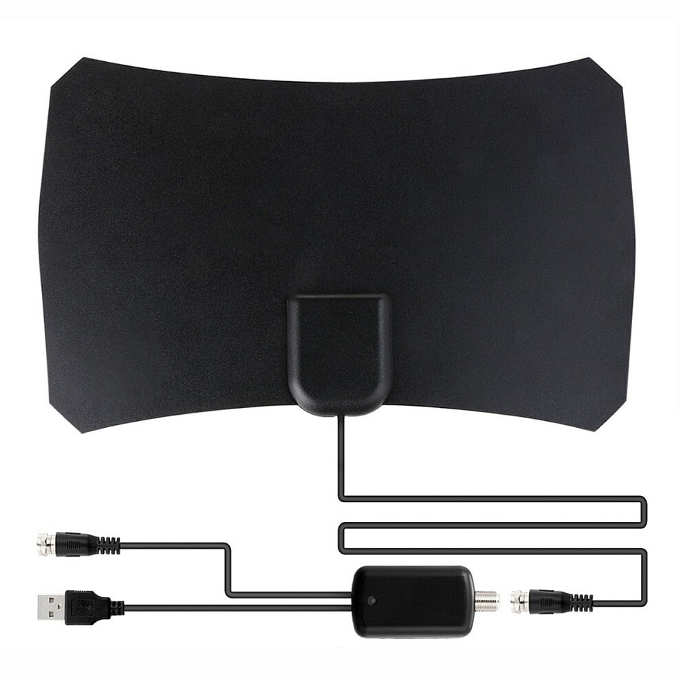 Indoor Digital Hdtv Tv Antenna Aerial Amplified 75 Mile Range Vhf Uhf 615116694038
