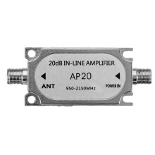 Jasen JS 20A Satellite 20db In Line Amplifier 950 2150 Mhz Booster