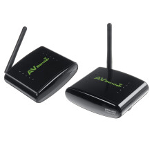 PAKITE PAT 335 2.4GHz Wireless AV Sender TV Audio Video Transmitter Receiver 50dB min 100 Meter Transmission Distance