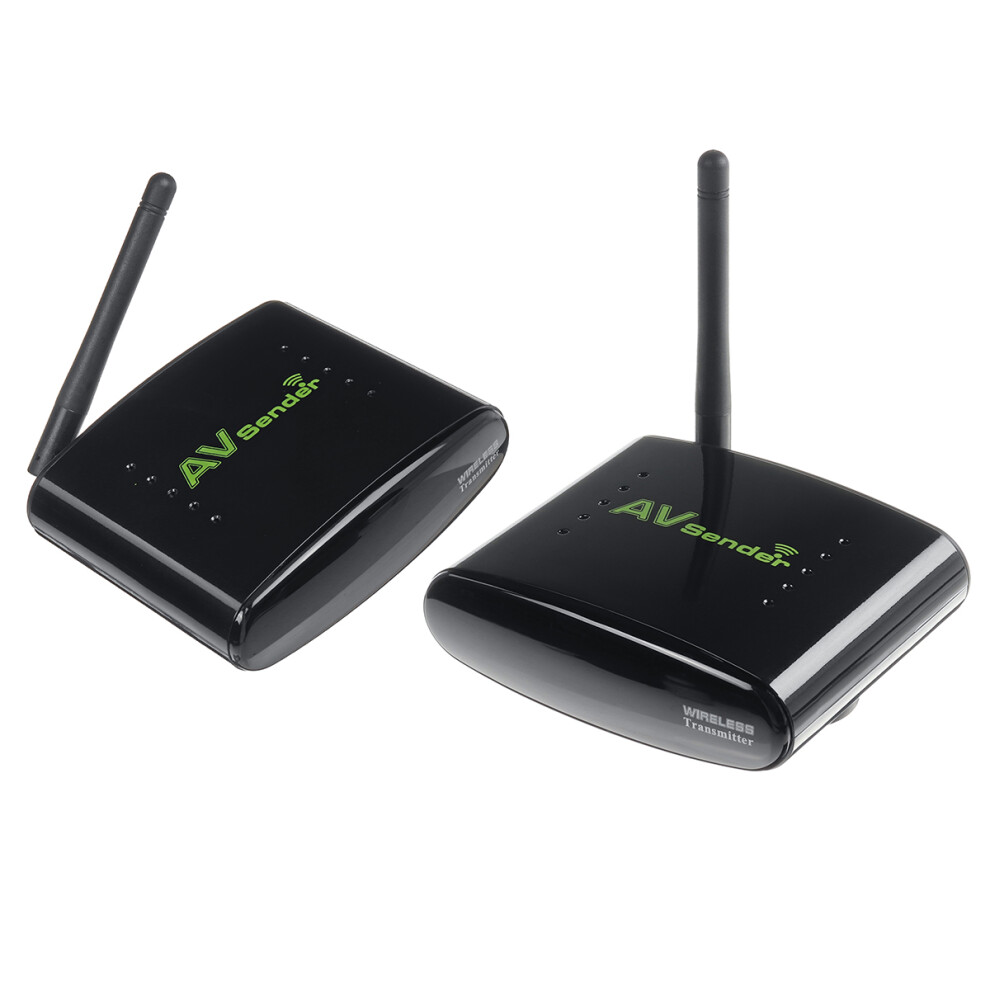 Pakite Pat 335 2.4Ghz Wireless Av Sender Tv Audio Video Transmitter Receiver 50Db Min 100 Meter Transmission Distance 3796736964378