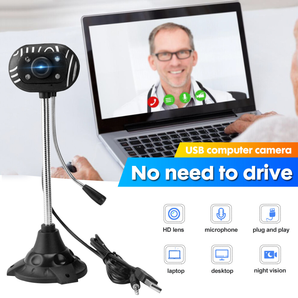 Computer Camera With Microphone For Laptop Desktop Computers 699978141312