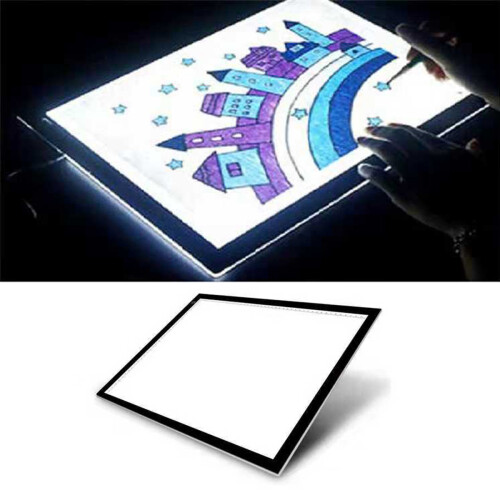 A3 A4 A5 LED Light Box Tracing Drawing Board Art Design Pad Slim - Main Image