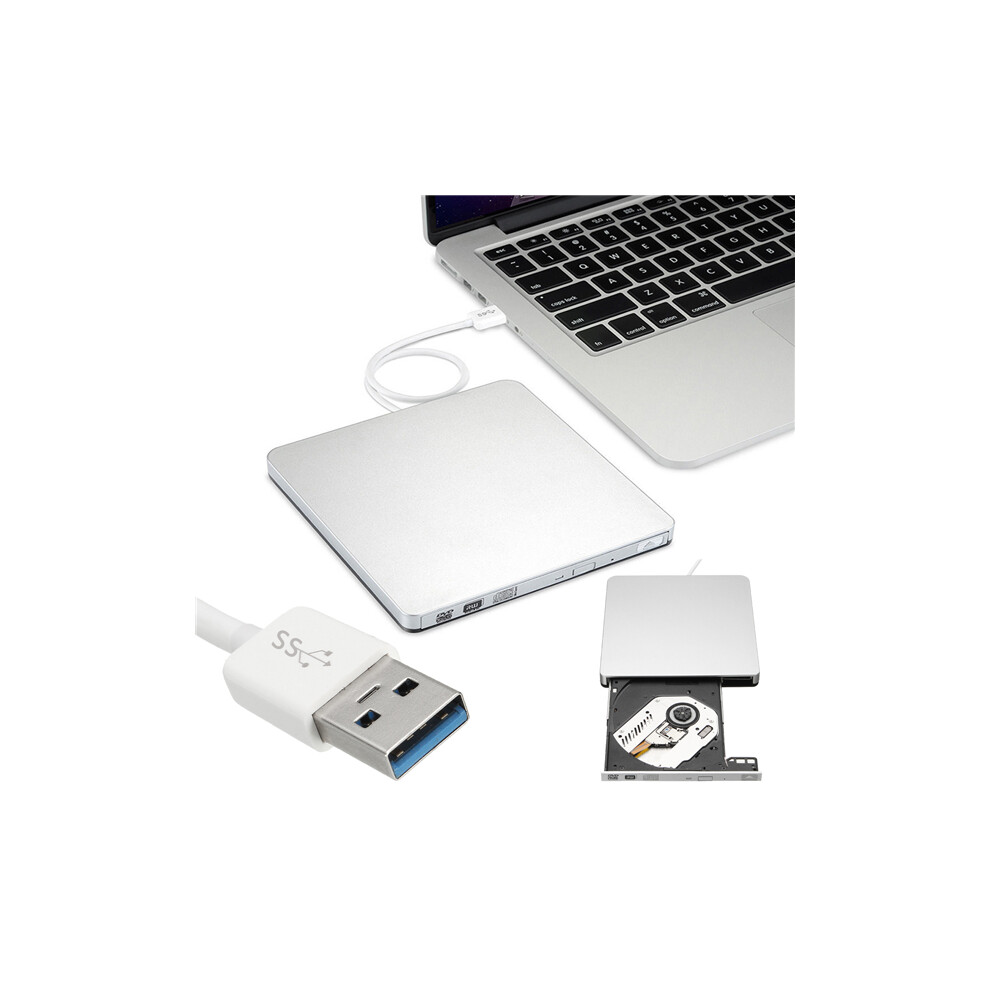 Usb External Slot In Dvd Cd Drive Burner Superdrive For Windows Xp Mac 10 Os 974568155628