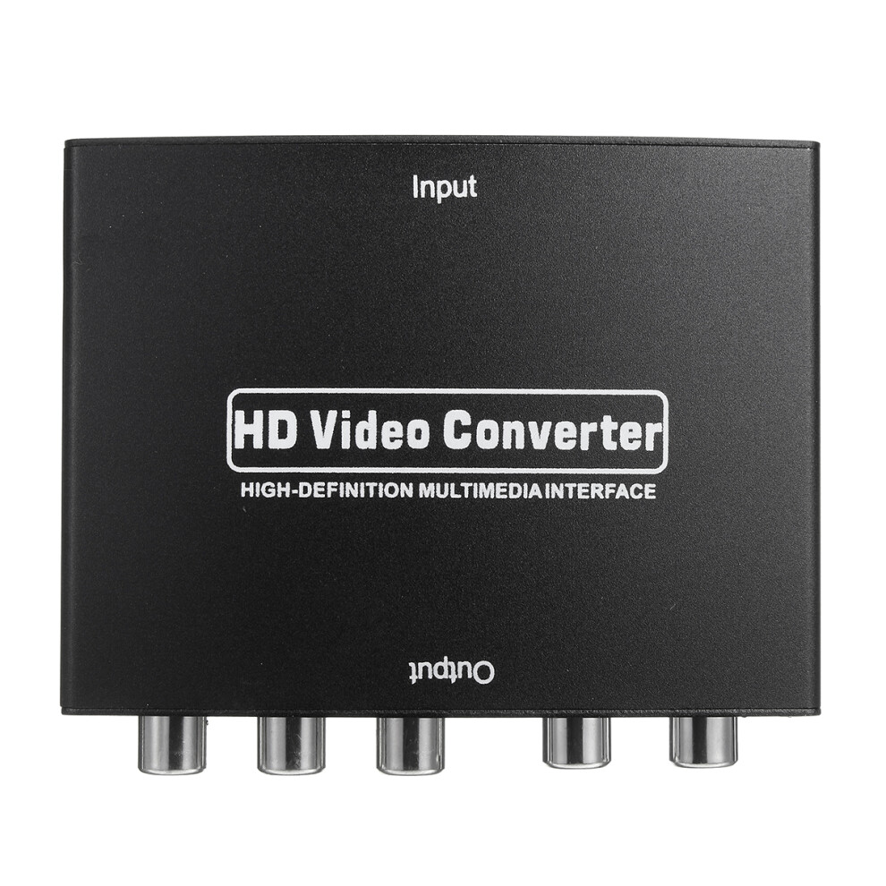 Sd 020 1080P Hd To Rgb Component 5Rca Ypbpr Video R L Audio Converter Adapter Tv Pc 300742243896