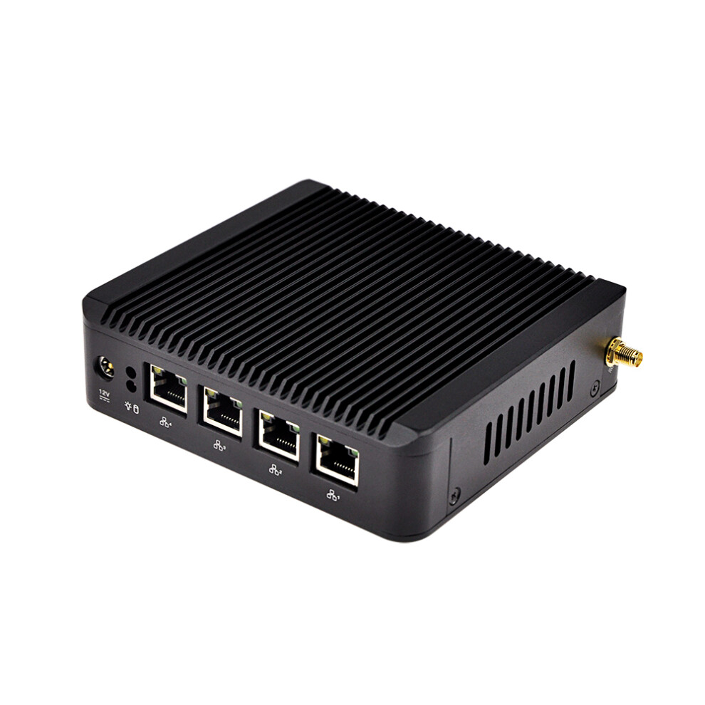 Qotom Mini Pc Q190g4 With 4 Lan Port Intel Celeron J1900 2 Ghz To 2.41 Ghz Pfsense As Router Firewall Quad Core 2 Ghz 4G Ram 32G Ssd 821320121547