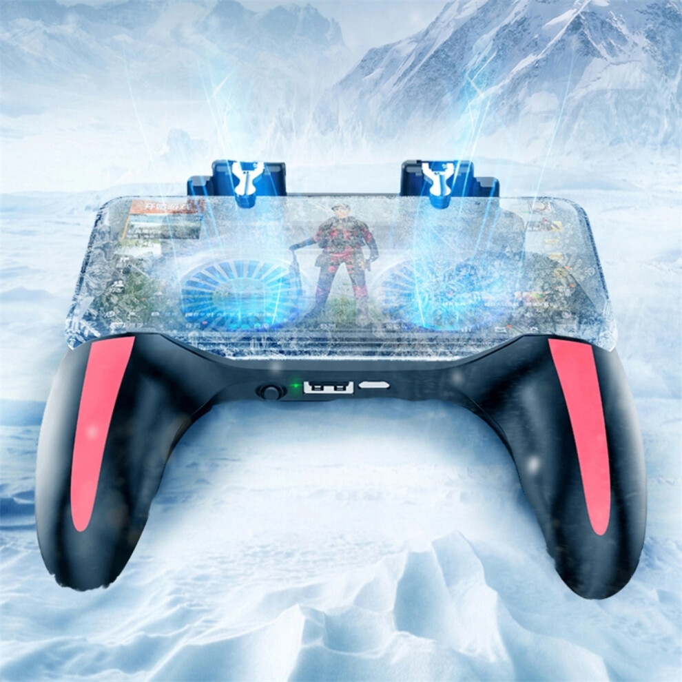 Bakeey H10 Gamepad For Pubg Controller Double Cool Fan 5000Mah Power Bank Game Controller Joystick For 4.7 6.5 Inches Smartphones 6906140924937