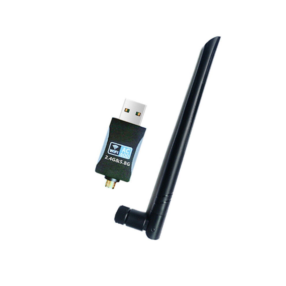 Bakeey Wireless Network Adapter 600Mbps Usb Wifi Adapter Dual Band 2.4Ghz 5Ghz Wifi Antenna Dongle Lan Adapter For Windows Laptop Pc 102818299468